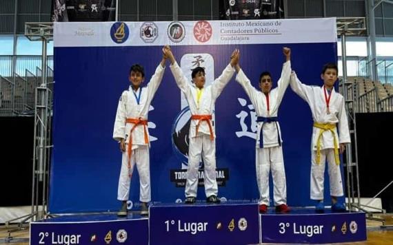 Buena actuación tuvo la delegación tabasqueña de judo en el torneo nacional en Guadalajara, Jalisco