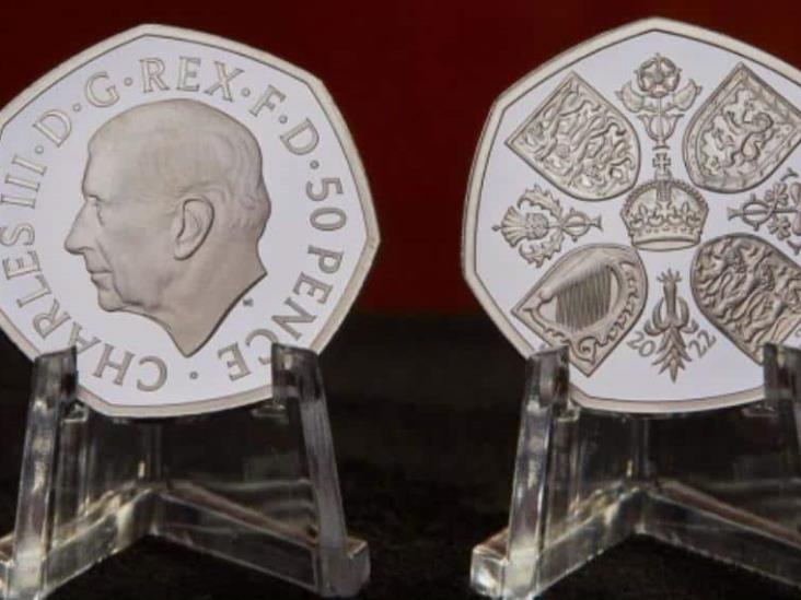 Presentan la nueva moneda con la imagen del rey Carlos III Presentan la nueva moneda con la imagen del rey Carlos III