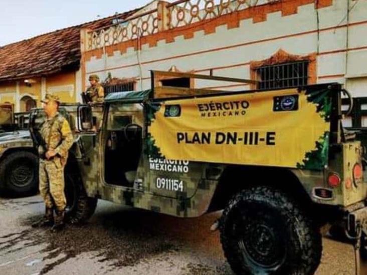 Ejército Mexicano aplica Plan DN-III-E en Palizada, Campeche Ejército Mexicano aplica Plan DN-III-E en Palizada, Campeche