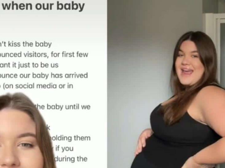Mamá pone reglas a familia y amigos para conocer a su bebé y se hace viral Mamá pone reglas a familia y amigos para conocer a su bebé y se hace viral