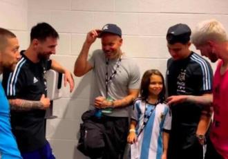 Hijo de Residente se reencuentra con Messi en Estados Unidos