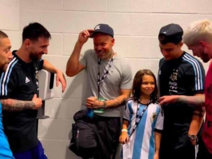 Hijo de Residente se reencuentra con Messi en Estados Unidos Hijo de Residente se reencuentra con Messi en Estados Unidos