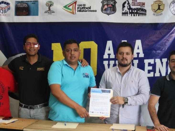 Realizan convenio de Ligas Tabasqueñas para la "No violencia". Realizan convenio de Ligas Tabasqueñas para la "No violencia".