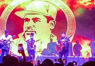 Proyectan imagen de El Chapo Guzmán en festejos por el aniversario de Culiacán