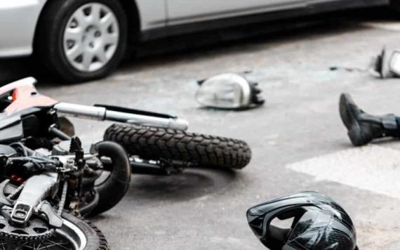 Motociclista pierde la vida al derrapar brutalmente en la vía ejido Amatitan 