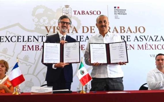 Tabasco y Francia refuerzan lazos de cooperación para la industria y el turismo