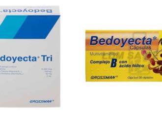 Alerta sanitaria, sobre la falsificación de Bedoyecta Tri solución inyectable y Bedoyecta cápsula
