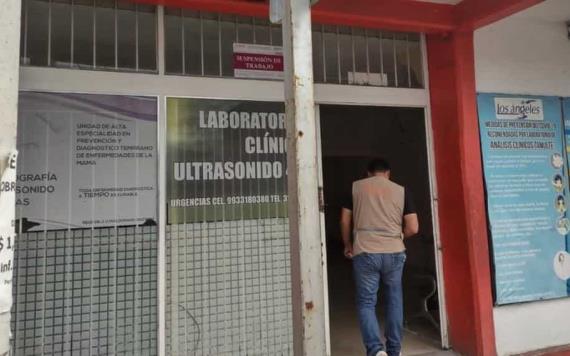 La Secretaría de Salud llevó a cabo la suspensión temporal al establecimiento "Clínica de los Ángeles"