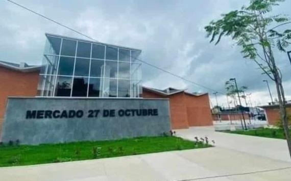 Realizan últimos detalles del mercado 27 de Octubre en Comalcalco