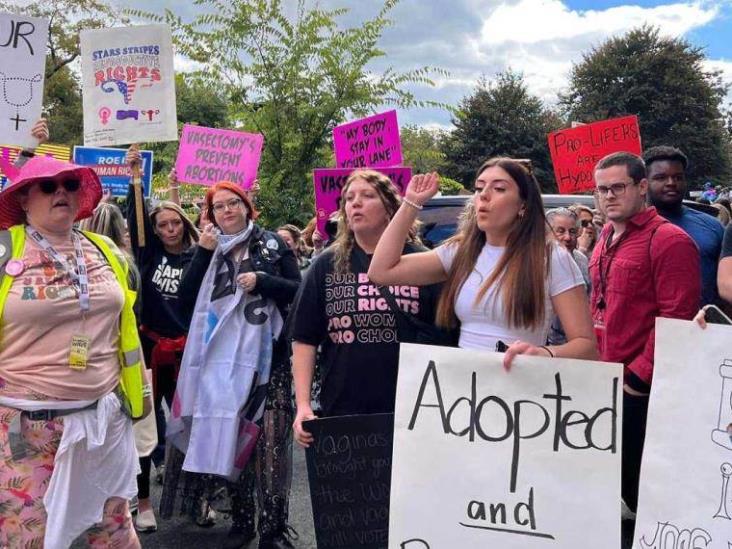 Marchan en Estados Unidos por el aborto a un mes de las elecciones Marchan en Estados Unidos por el aborto a un mes de las elecciones