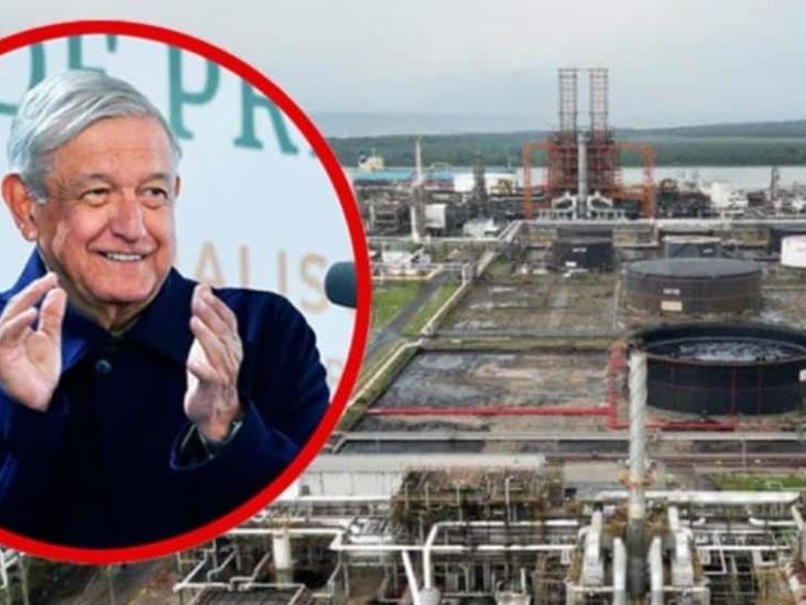 Presume López Obrador alza de producción de refinería de Madero Presume López Obrador alza de producción de refinería de Madero