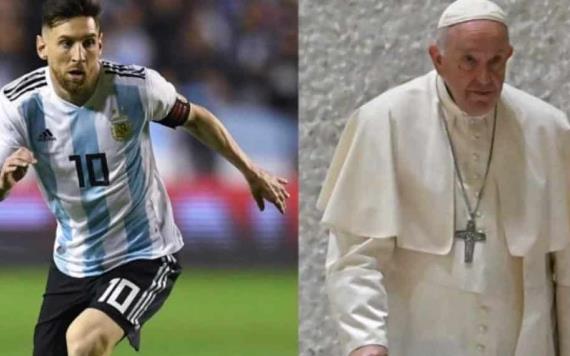 Papa Francisco estará presente en partido por la paz, jugará Messi