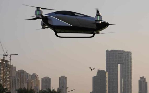Prueban taxi volador eléctrico en Dubái