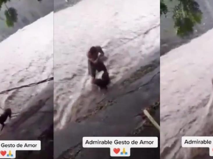 Boxeador arriesga su vida para salvar a un perro durante el ciclón Julia, en Nicaragua Boxeador arriesga su vida para salvar a un perro durante el ciclón Julia, en Nicaragua