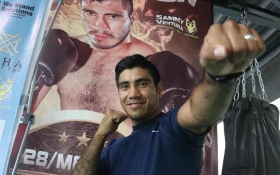 El boxeador tabasqueño Luciano "Chano" Chaparro se enfrenta al kazajo Bek Nurmaganbet