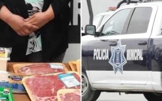 En Torreón, detienen a mujer con seis paquetes de carne para asar