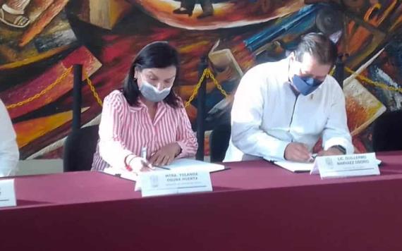 Ayuntamiento Centro y UJAT firman convenio e inauguran diplomado de Derechos Humanos