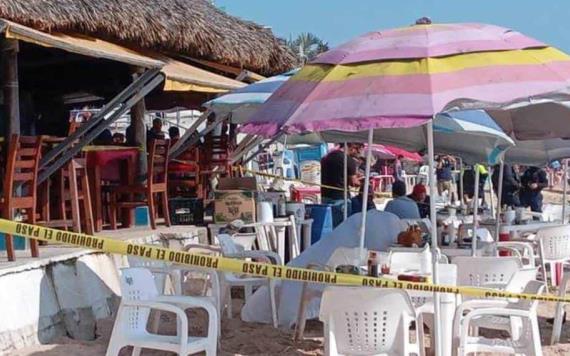 Hombres armados matan a dos turistas en un restaurante en playas de Mazatlán, Sinaloa