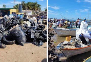 En Sinaloa, realizan torneo para pescar basura y rescatan toneladas de desperdicios