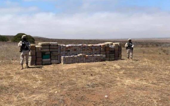 Sedena y FGR aseguran 2 toneladas de cocaína en Chiapas