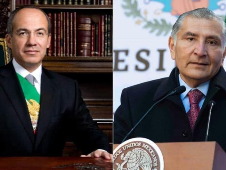 Adán Augusto aseguró que hay una denuncia penal contra Felipe Calderón Adán Augusto aseguró que hay una denuncia penal contra Felipe Calderón