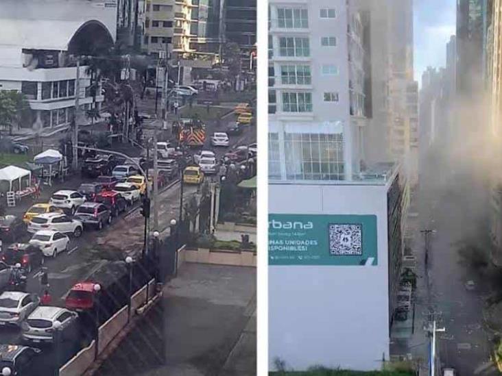 Registran fuerte explosión esta mañana en Panamá Registran fuerte explosión esta mañana en Panamá