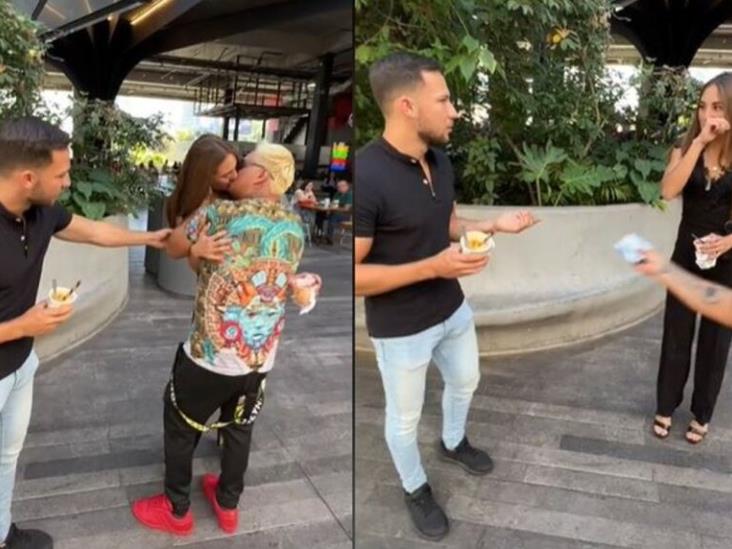 Novio termina enfurecido por reto, presta a su novia para un beso a cambio de 5 mil pesos Novio termina enfurecido por reto, presta a su novia para un beso a cambio de 5 mil pesos