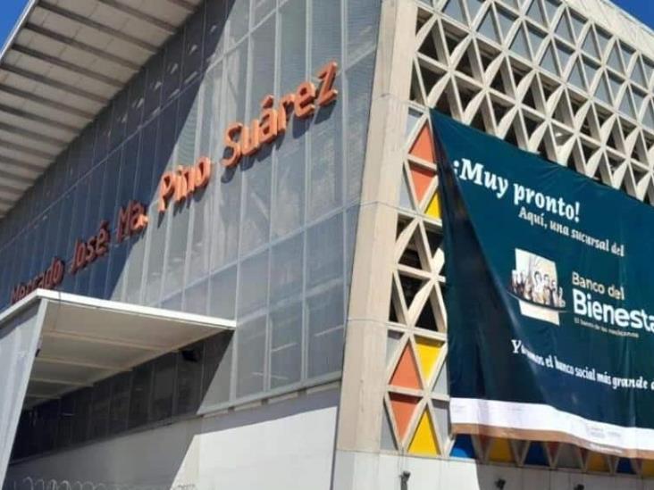 En diciembre próximo iniciará operaciones la sucursal del Banco del Bienestar en el mercado José María Pino Suárez En diciembre próximo iniciará operaciones la sucursal del Banco del Bienestar en el mercado José María Pino Suárez