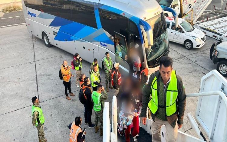 Se realiza primer vuelo de retorno voluntario de 140 personas venezolanas con apoyo del Gobierno de México Se realiza primer vuelo de retorno voluntario de 140 personas venezolanas con apoyo del Gobierno de México