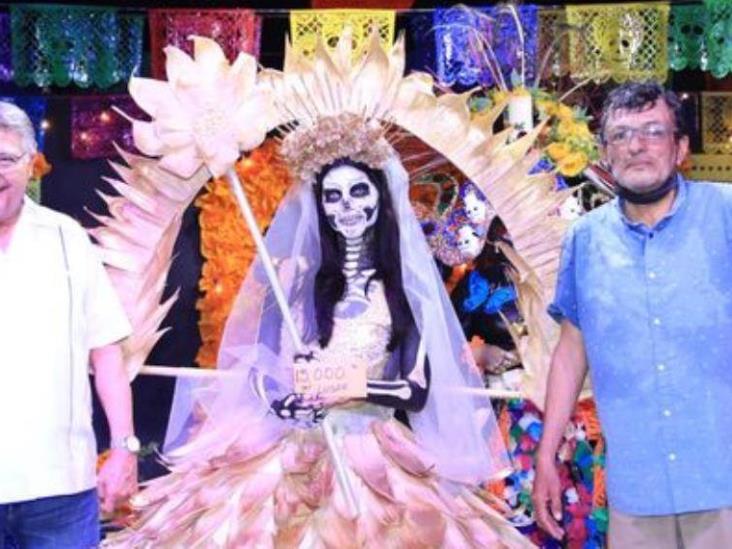 Fue un éxito total el concurso de Catrinas vivientes en Comalcalco Fue un éxito total el concurso de Catrinas vivientes en Comalcalco