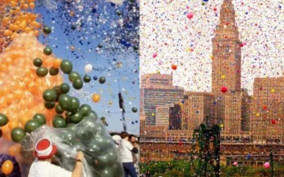 El día que lanzaron más de un millón de globos para entrar al Guinness y ocurrió una tragedia
