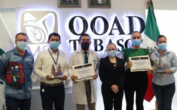 IMSS Tabasco, entrega reconocimientos a ganadores del cuarto concurso de altares