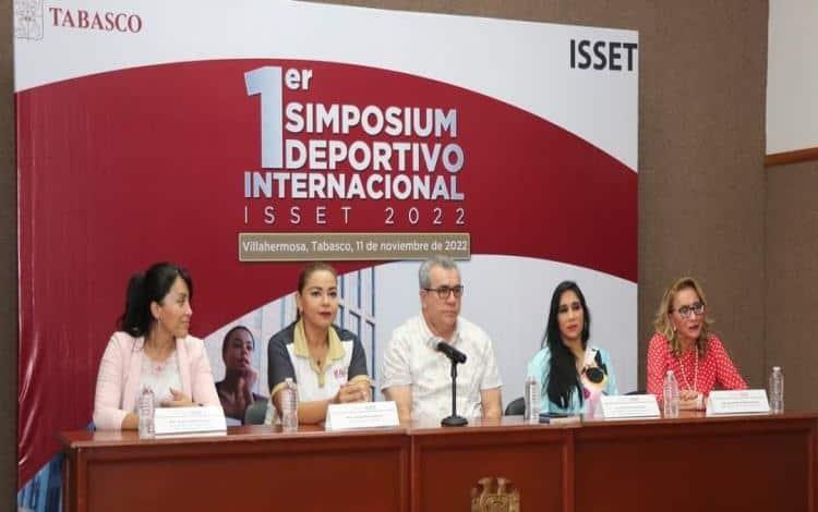 Realizan 1º Simposium Deportivo Internacional del ISSET 2022 Realizan 1º Simposium Deportivo Internacional del ISSET 2022