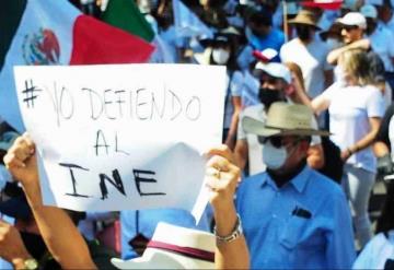 Se suman 22 estados para la marcha de hoy en defensa del INE