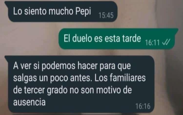 Joven pide faltar al trabajo por muerte de familiar y respuesta de jefe causa polémica Joven pide faltar al trabajo por muerte de familiar y respuesta de jefe causa polémica