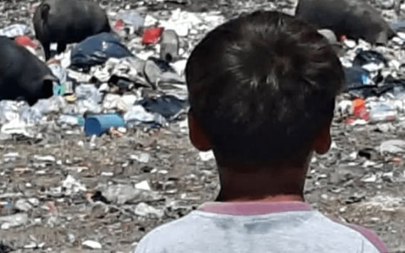 Niño muere aplastado por un camión de basura; buscaba comida