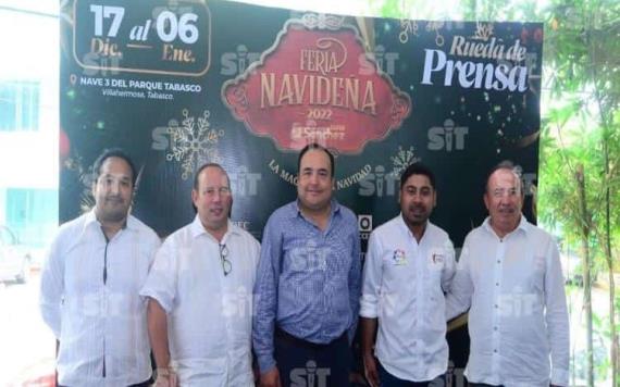 Anuncian Feria Navideña 2022 en Villahermosa