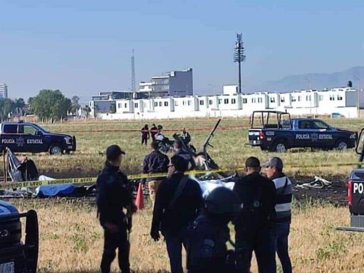 Así cayó el helicóptero donde murió el secretario de Seguridad de Aguascalientes Así cayó el helicóptero donde murió el secretario de Seguridad de Aguascalientes