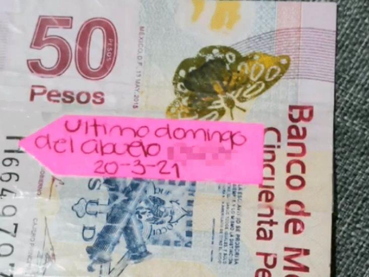 Buscan a dueño de billete con Último Domingo del abuelo Buscan a dueño de billete con Último Domingo del abuelo