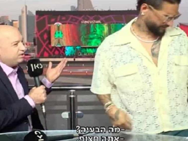 Maluma se enoja y abandona entrevista en vivo para televisora de Qatar Maluma se enoja y abandona entrevista en vivo para televisora de Qatar