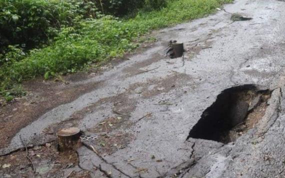 Supervisan afectaciones en Tacotalpa por lluvias