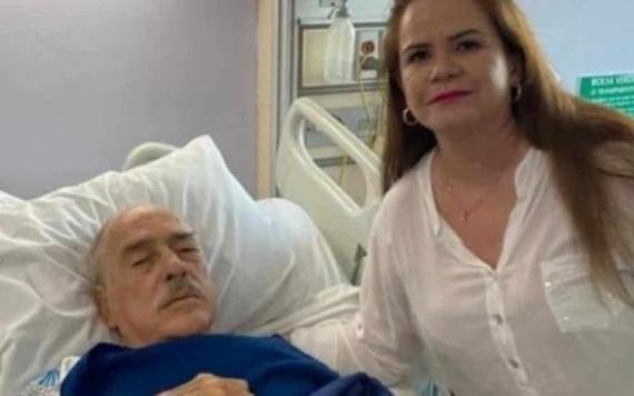 Esposa de Andrés García llora por salud del actor; tuvo sobredosis de drogas