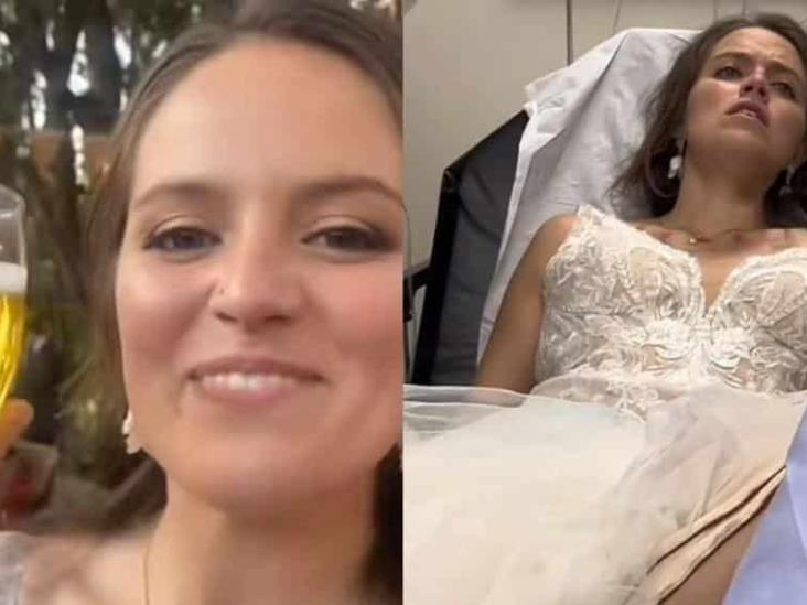 Pasó su noche de bodas en el hospital: novia se vuelve viral por su mala suerte Pasó su noche de bodas en el hospital: novia se vuelve viral por su mala suerte