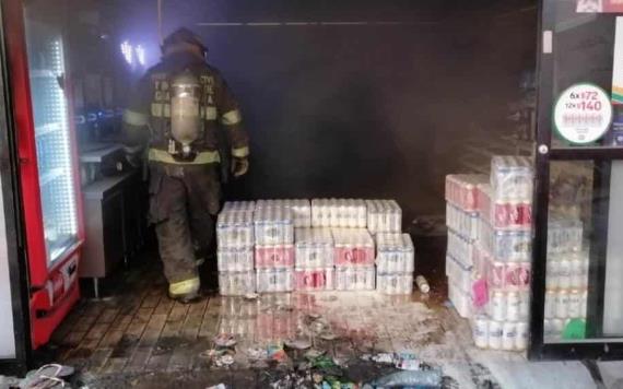 Hombre incendia dos tiendas de autoservicio en Guadalajara supuestamente por venganza