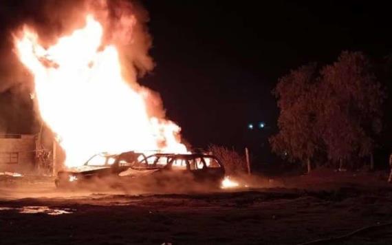 Arde toma clandestina de huachicol en Tlaxcoapan, Hidalgo