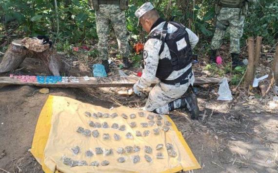 Ejército y Guardia Nacional abren fuego contra narcomenudistas en Paraíso