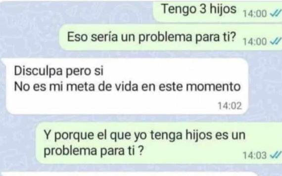 Conversación entre madre soltera y hombre causa polémica