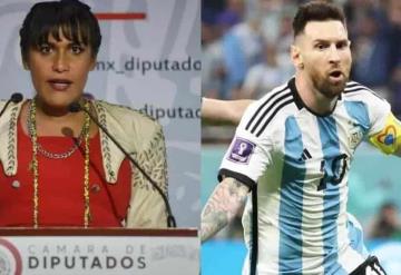 Diputada de Morena propone declarar persona no grata a Messi por "desprecio" a México