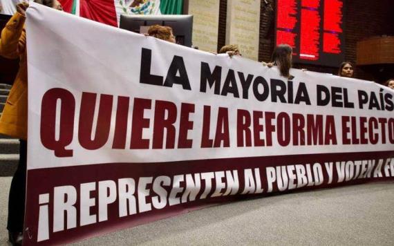 Rechaza Cámara de Diputados la Reforma Electoral de AMLO