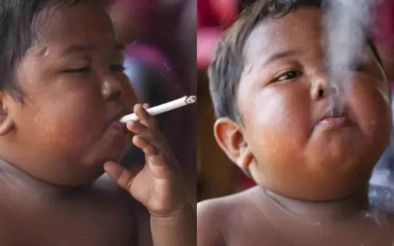 Así luce hoy el niño que fumaba 40 cigarrillos al día y cuyo caso conmocionó al mundo
